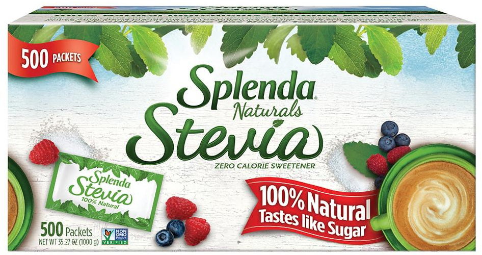 Splenda Naturals Stevia Zero Calorie Sweetener, 500 ct