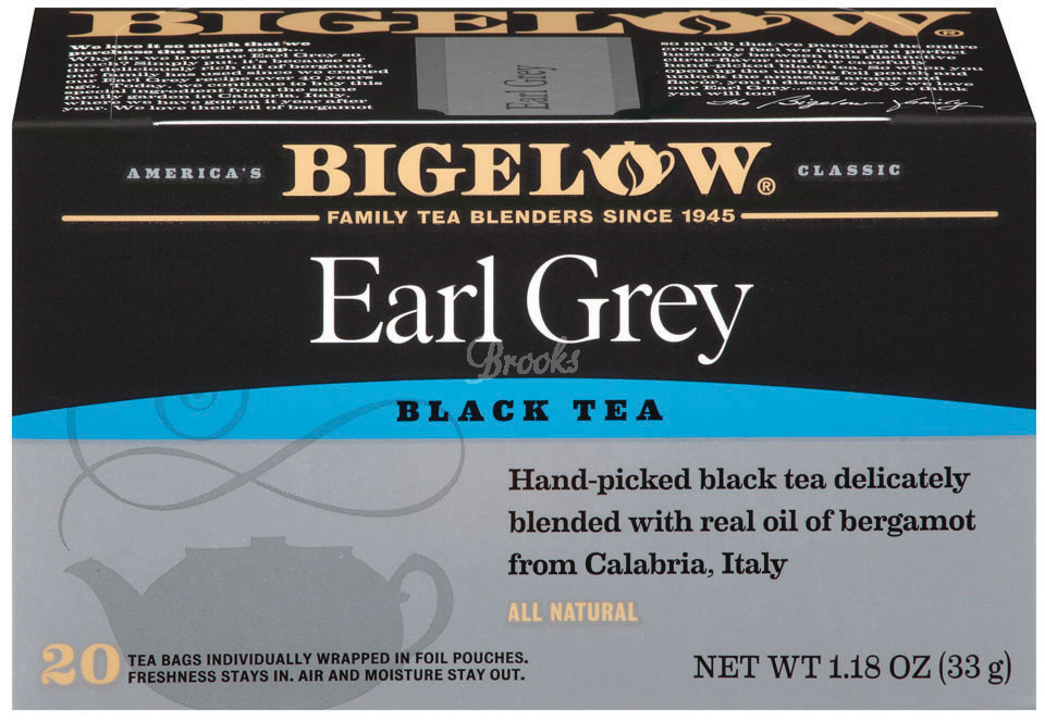 Bigelow Earl Grey Black Tea, 20 ct