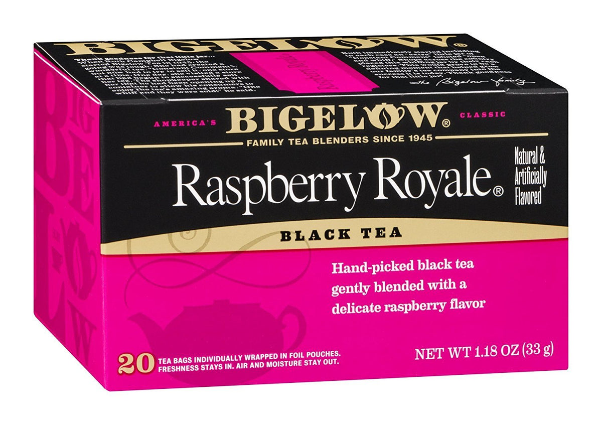 Bigelow Raspberry Royale Black Tea Bags , 20 ct — Goisco.com