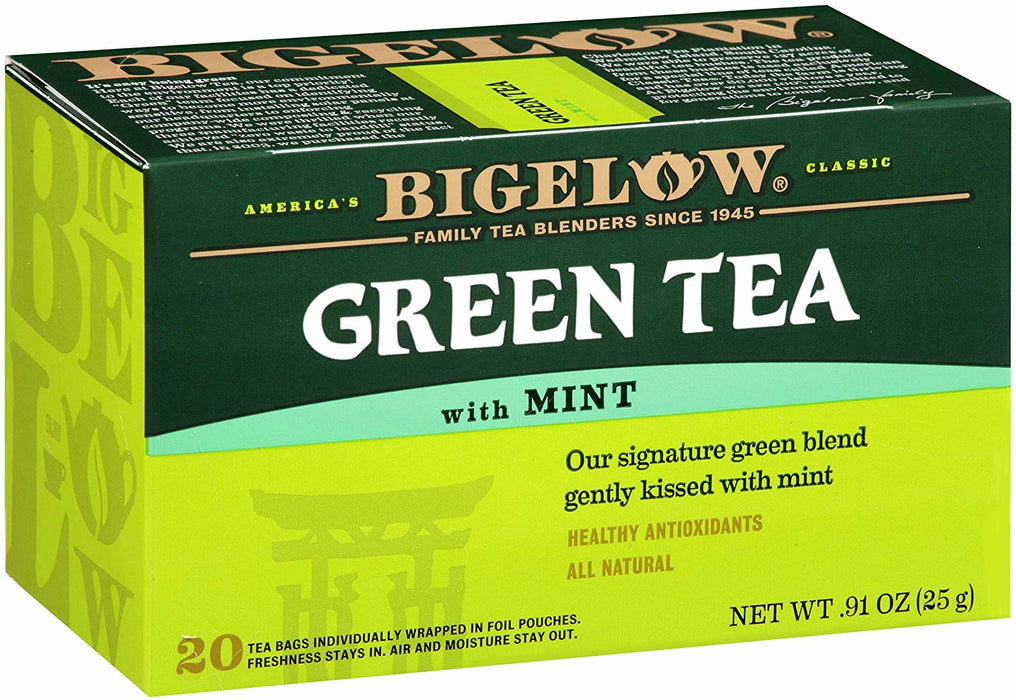 Bigelow Green Tea With Mint, 20 ct