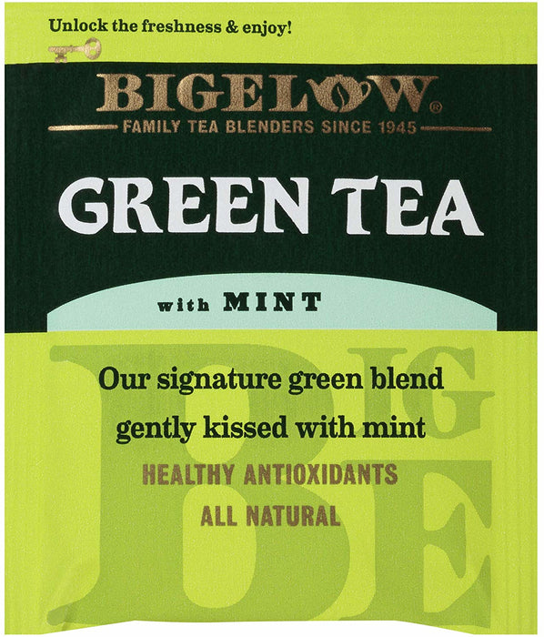 Bigelow Green Tea With Mint, 20 ct