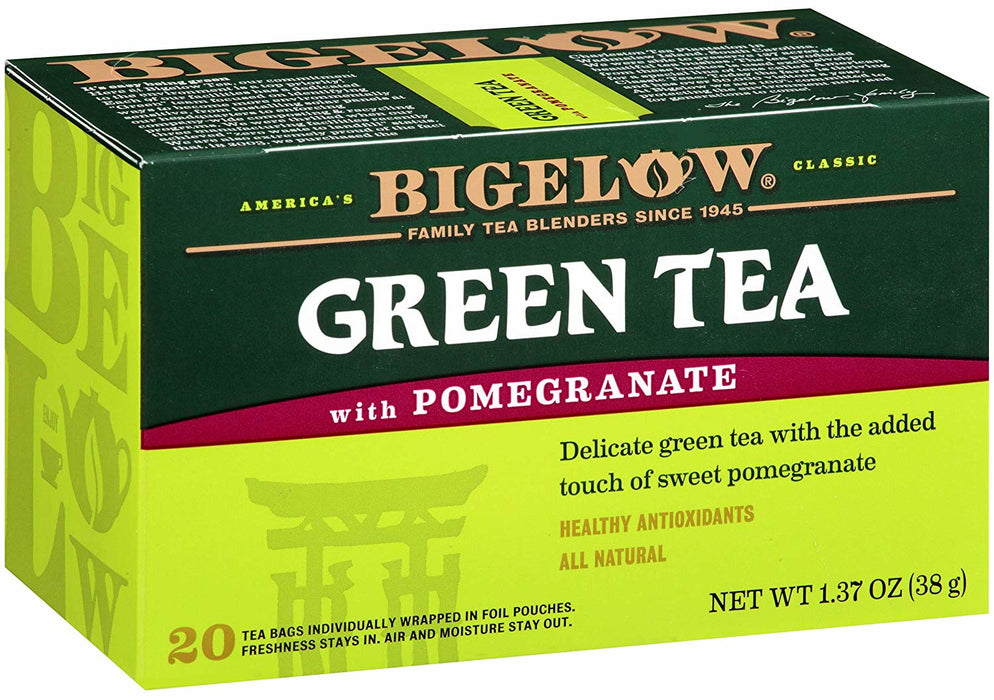 Bigelow Green Tea With Pomegranate, 20 ct