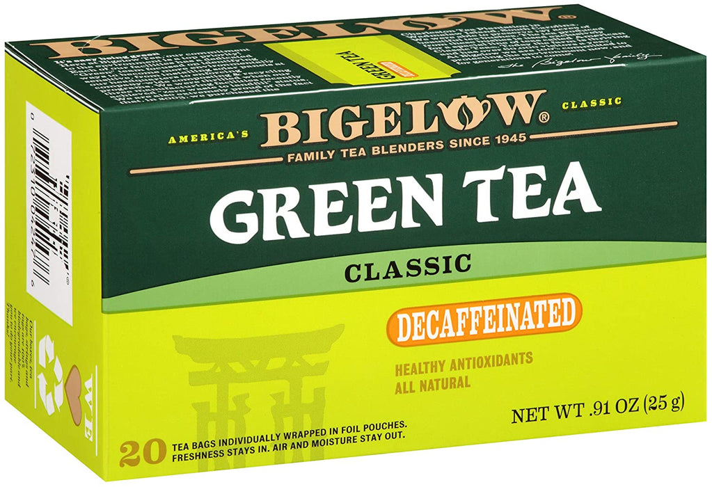 Bigelow Decaffeinated Green Tea Bags, 20 ct