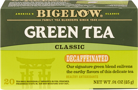 Bigelow Decaffeinated Green Tea Bags, 20 ct