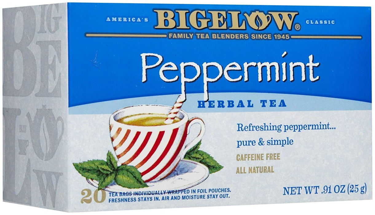 Bigelow Peppermint Herbal Tea, 20 ct