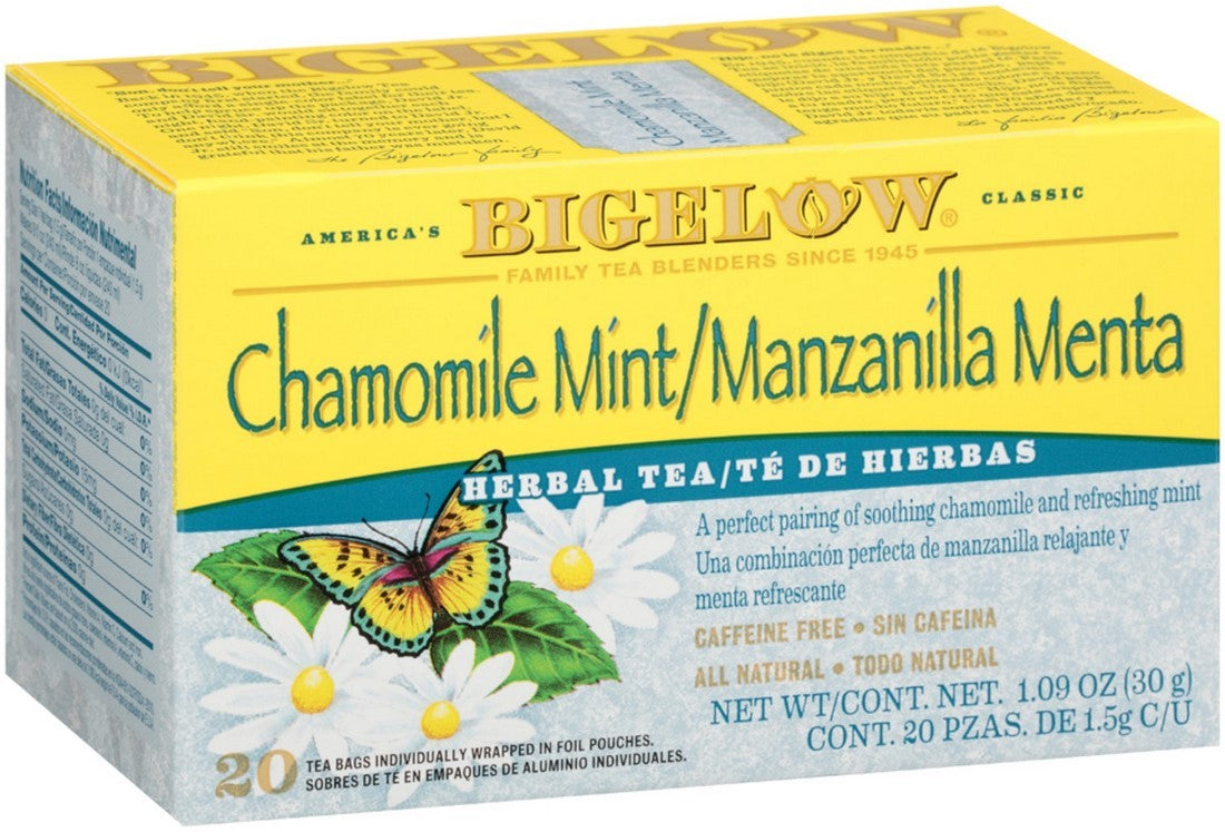 Bigelow Herbal Tea with Chamomile & Mint, 20 ct