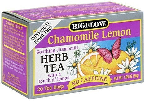 Bigelow Herbal Tea with Chamomile & Lemon, 20 ct