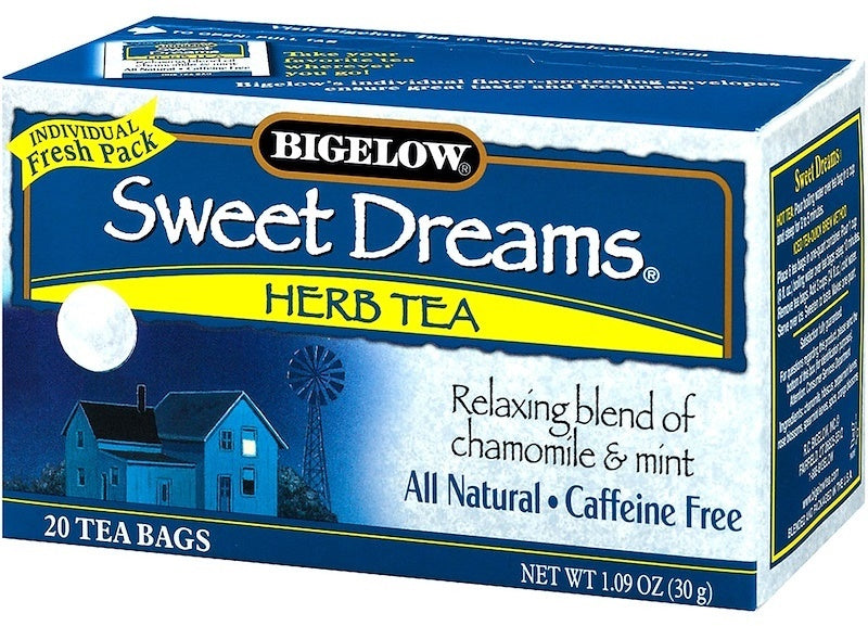 Bigelow Sweet Dreams Herbal Tea with Chamomile & Mint, 20 ct