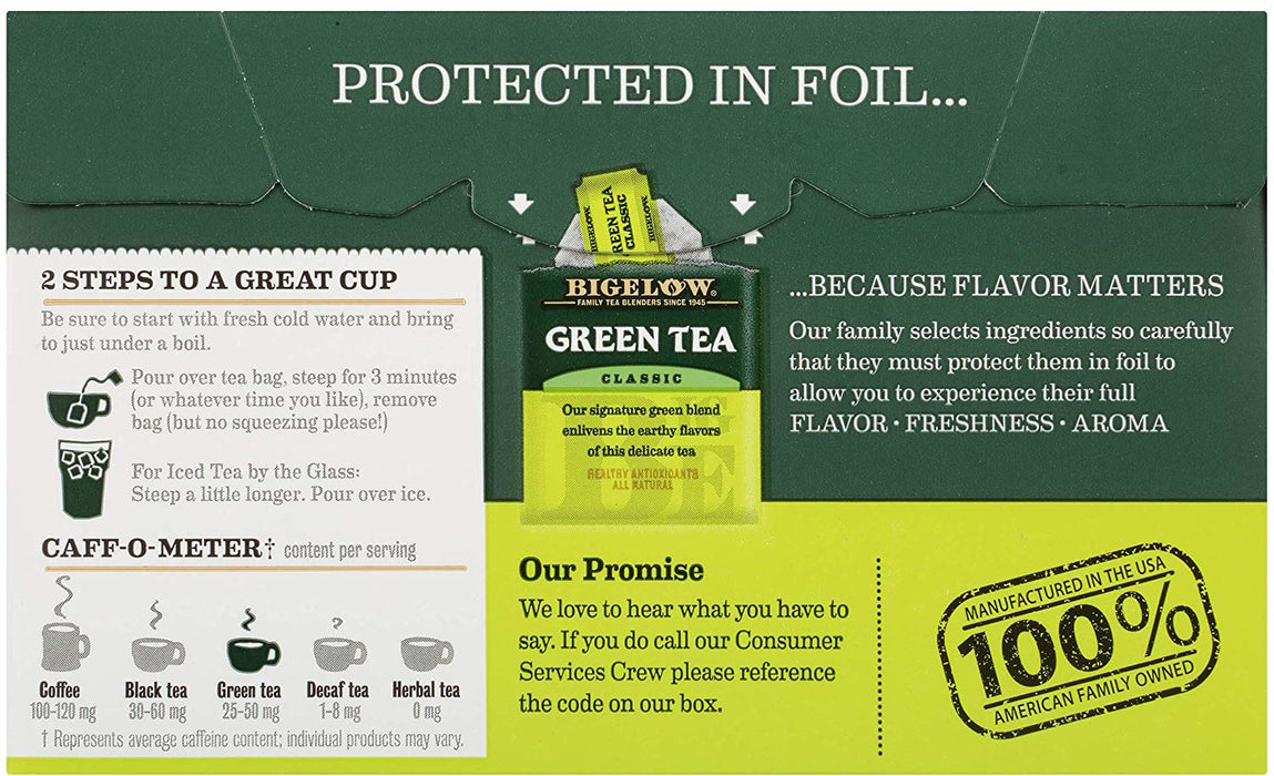 Bigelow Classic Green Tea, 20 ct