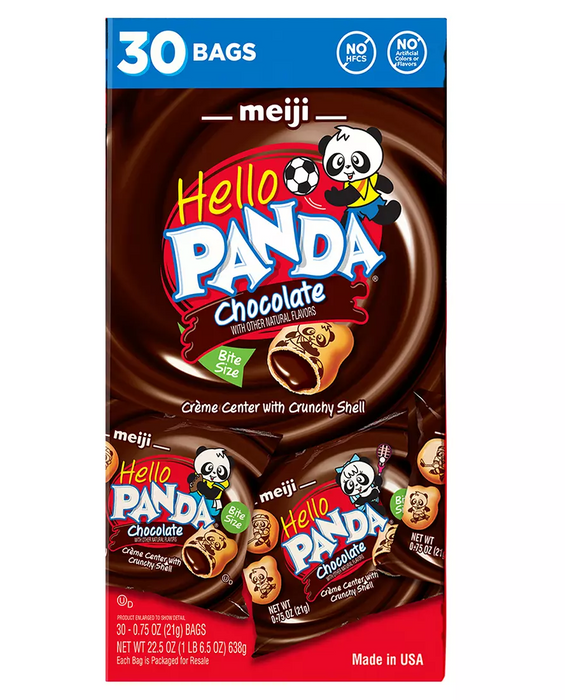 Meiji Hello Panda Chocolate Snacks , 30 ct