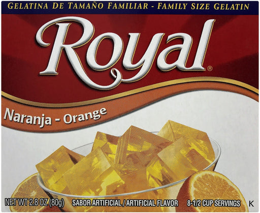 Royal Gelatin Orange Flavour, 80 gr