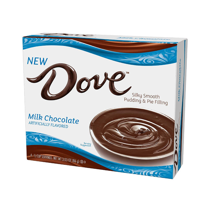 Dove Milk Chocolate Pudding Mix , 3.22 oz