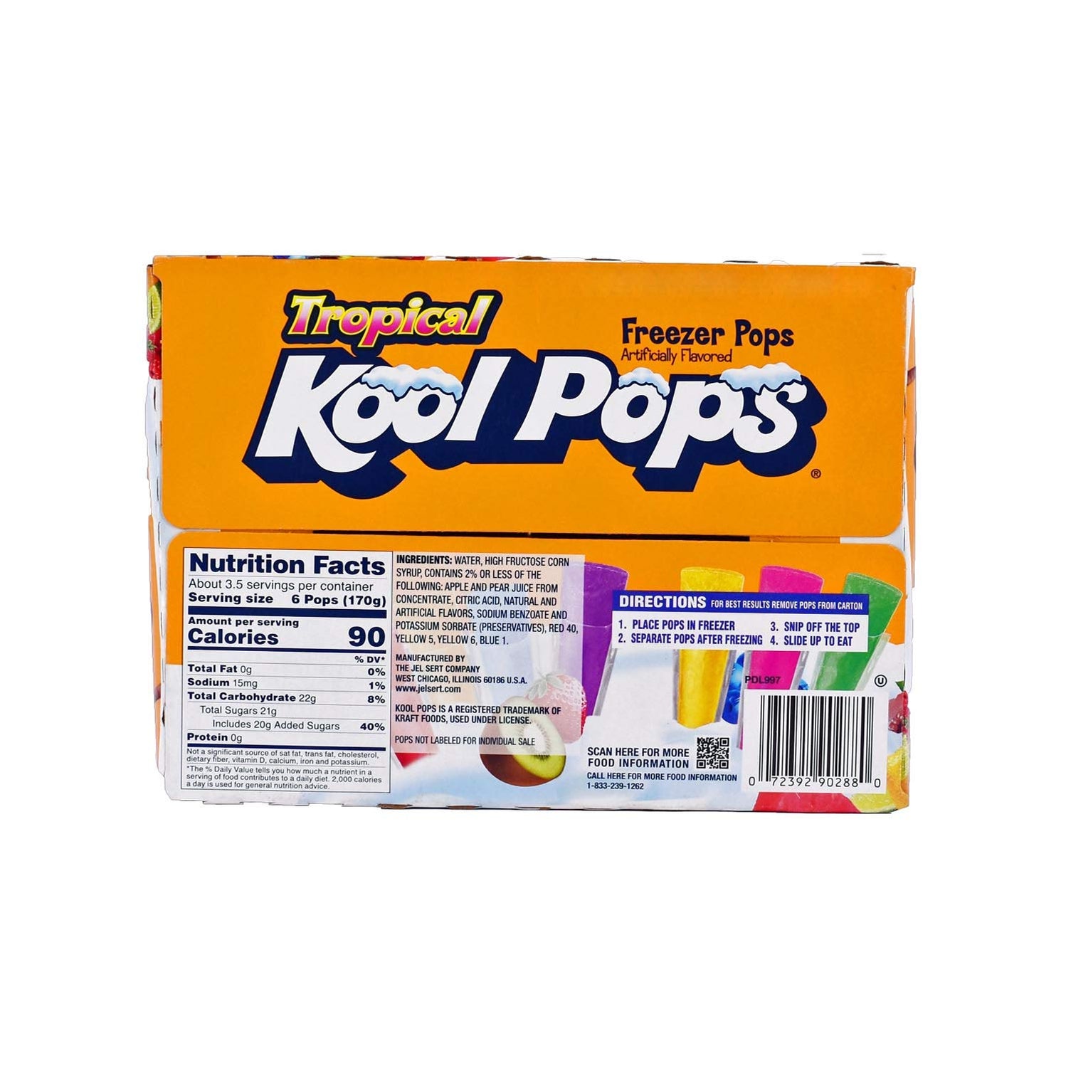 Kool Pops Tropical Freezer Pops , 20 ct — Goisco.com