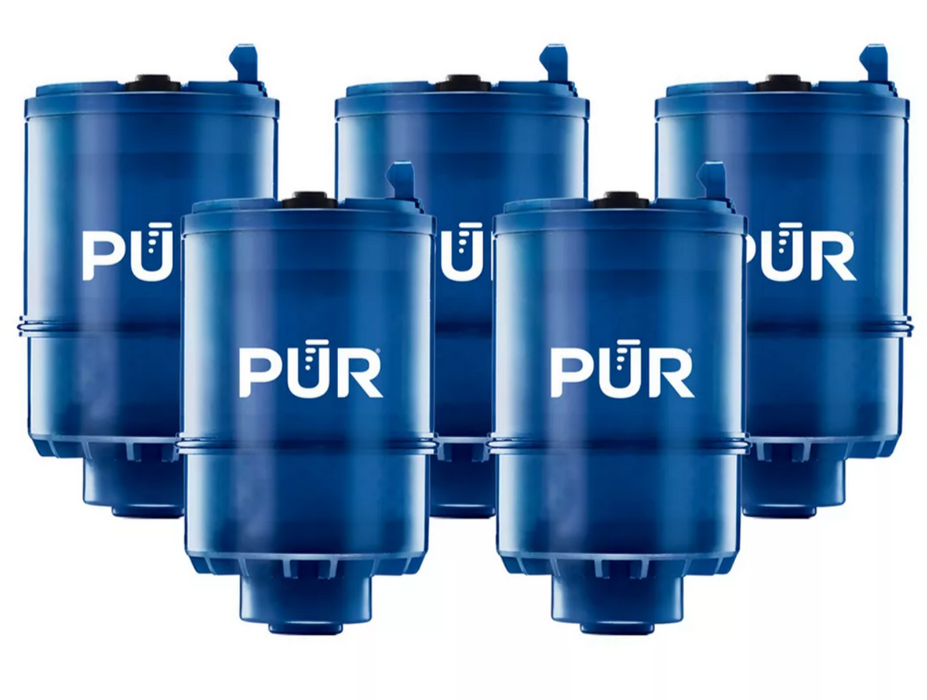 Pur Faucet Water Mount Replacement Filter, 5-Pack, 5 ct