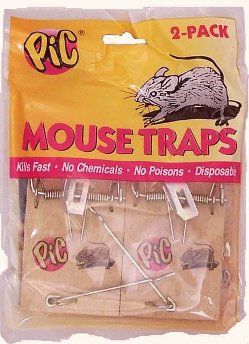 Pic Spring Mouse Traps, 2 ct