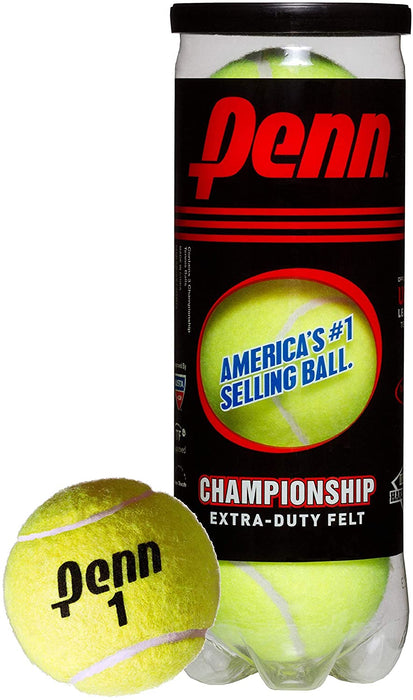 Penn Championship Tennis Balls, Extra Duty Felt Pressurized