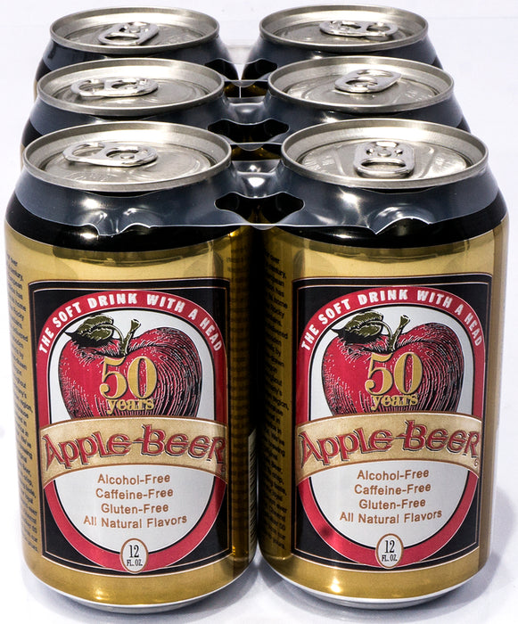 50 years Alcohol-Free Apple-Beer, 6 x 12 oz