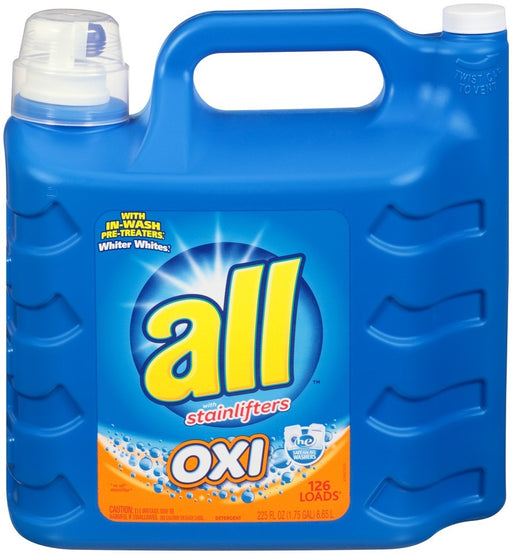 All with Stainlifter Laundry Detergent, Oxi Active, 225 oz