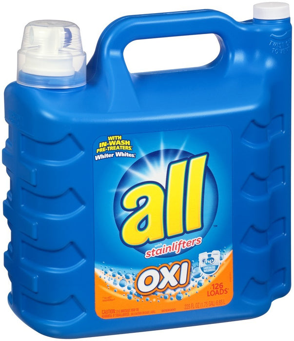 All with Stainlifter Laundry Detergent, Oxi Active, 225 oz