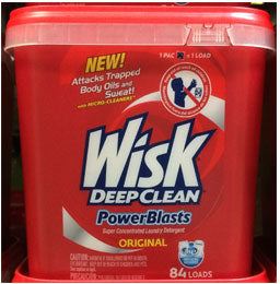 Wisk Deep Clean Power Blast Original Laundry Detergent, 4.43 lbs
