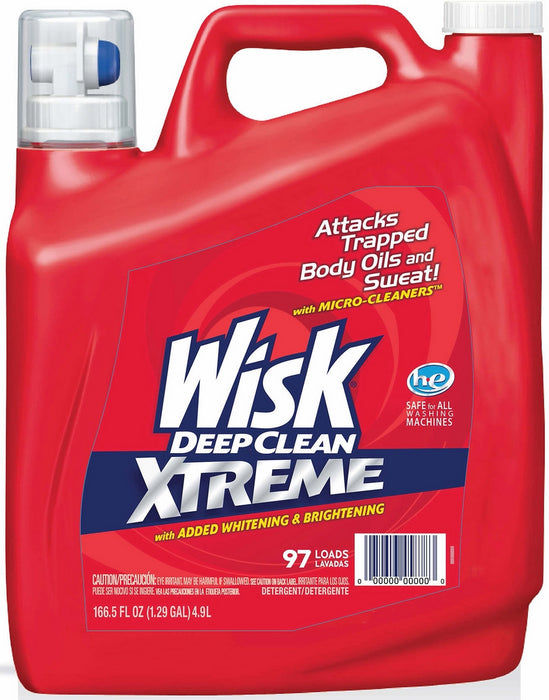 Wisk Deep Clean Xtreme Liquid Laundry Detergent, 166.5 oz