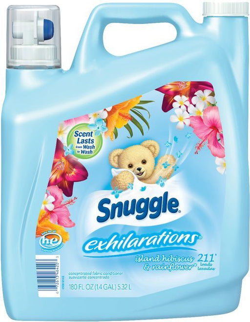 Snuggle Exhilarations Fabric Softener, Island Hibiscus & Rain Flower, 5,32 L