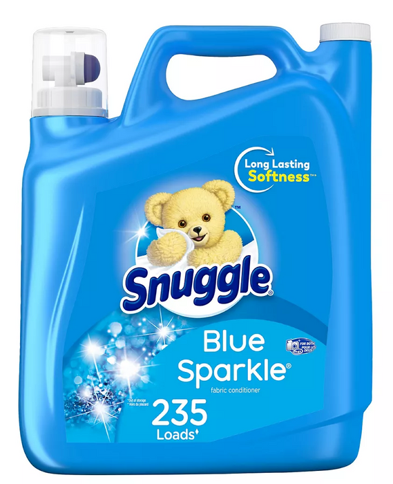 Snuggle Blue Sparkle Liquid Fabric Softener, 235 Loads, 188 oz