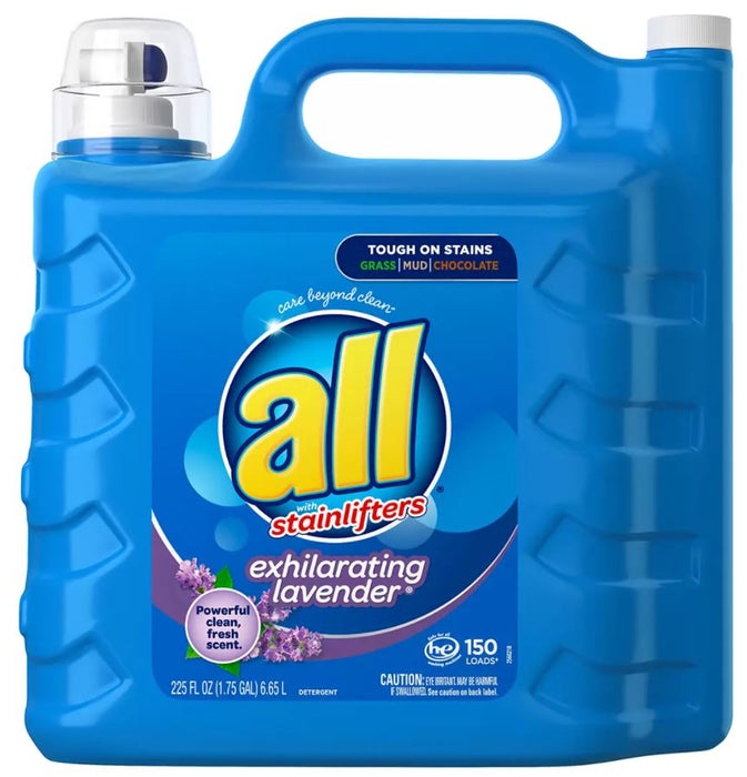 All Stainlifters  Liquid Laundry Detergent, Exhilarating Lavender, 225 oz