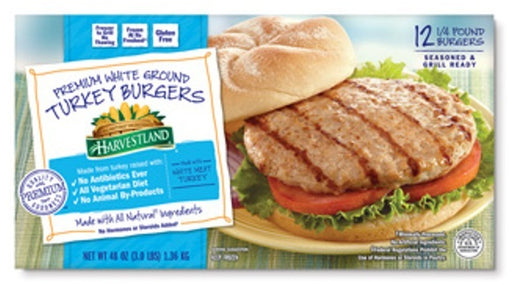 Perdue Harvestland Turkey Burgers, 12 x 4 oz