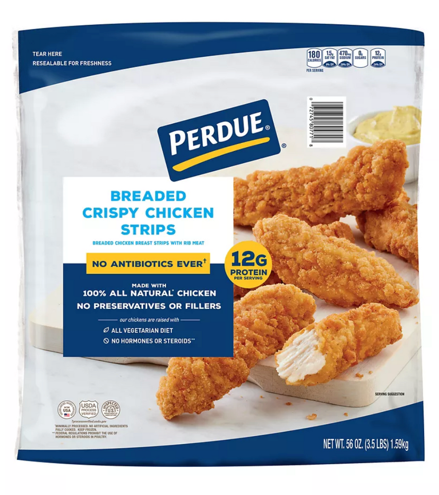 Perdue Frozen Breaded Crispy Chicken Strips , 3.5 lbs