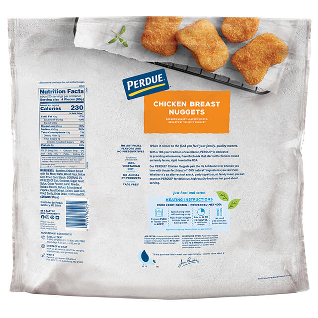 Perdue Frozen Chicken Breast Nuggets, 5 lbs