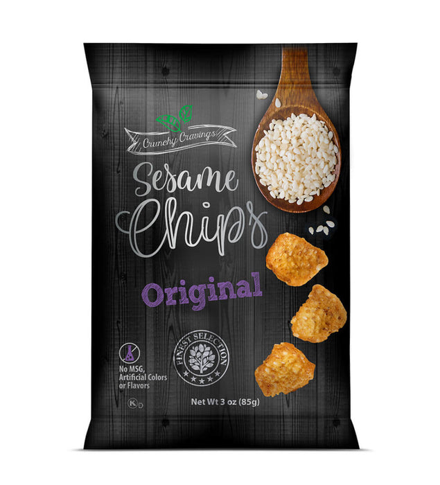 Crunchy Cravings Original Sesame Chips , 3 oz