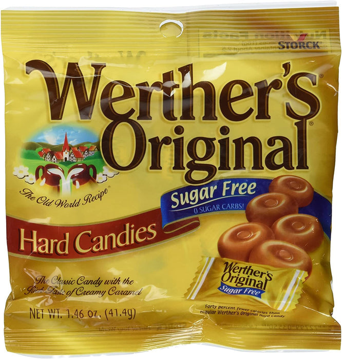 Werther's Original Hard Candies, Sugar-Free, 41,4 gr