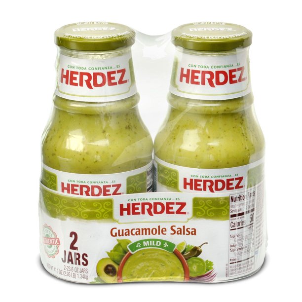 Herdez Guacamole Salsa, Mild , 2 x 23.6 oz