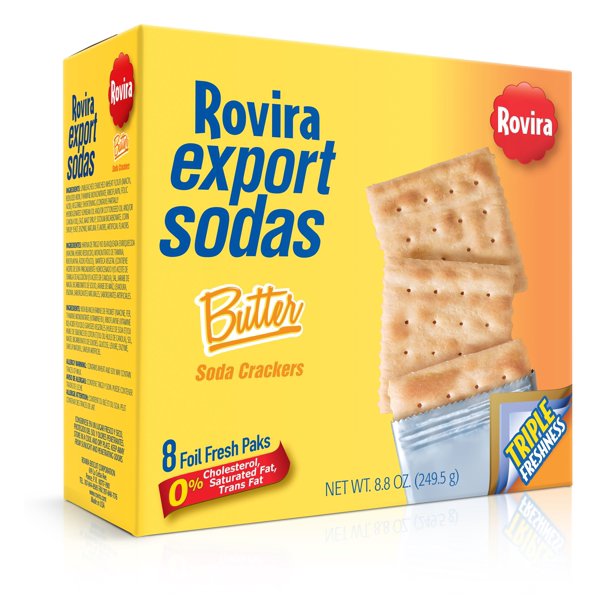 Rovira Export Sodas Butter Crackers , 8.8 oz