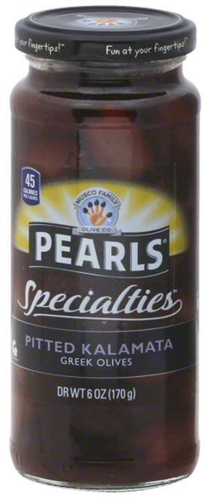 Pearls Pitted Kalamata Greek Olives, 170 gr (6 oz)