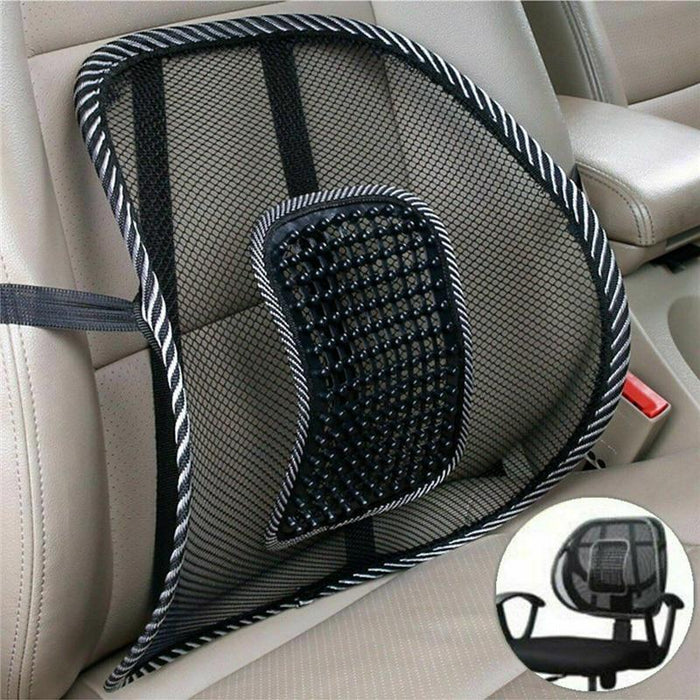 Mesh Lumbar Back Support For Office Chair & Car Seat , 1 pc