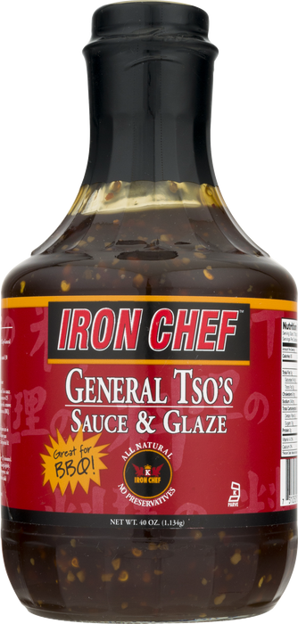 Iron Chef General Tso's Sauce & Glaze, 40 oz