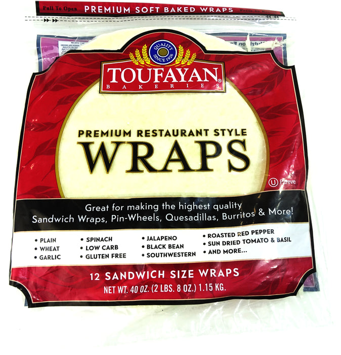 Toufayan Sandwich Sized Wraps, 1,13 kg