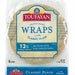 Toufayan Wraps, Classic Plain, 11 oz, 6 ct