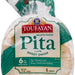 Toufayan Pita Bread, Sweet Onion, 6 ct