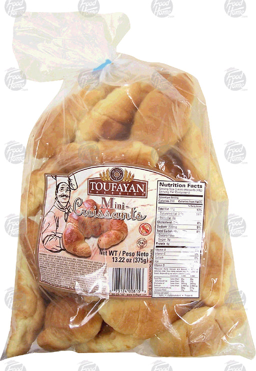 Toufayan Mini Croissants, 13.22 oz