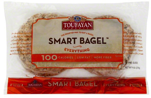 Toufayan Smart Bagels, 6 ct