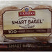 Toufayan Smart Bagel, Whole Wheat, 6 ct