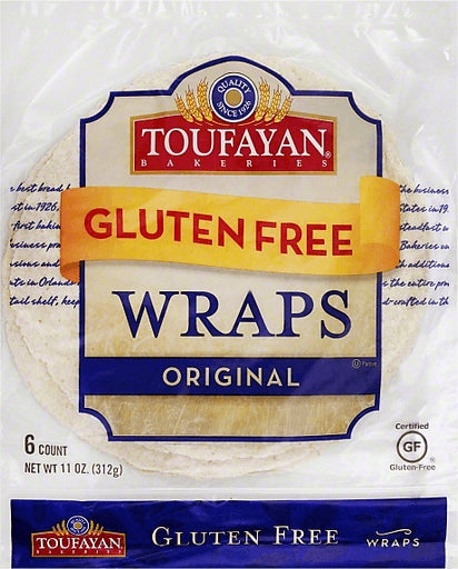 Toufayan Gluten Free Wraps, Original, 11 oz, 6 ct