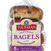 Toufayan Heart Baked Bagels, Cinnamon Raising, 20 oz