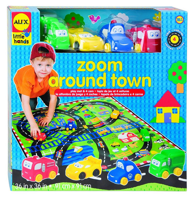 Alex Toys Zoom Around Town Play Mat Set, 91 x 91 cm