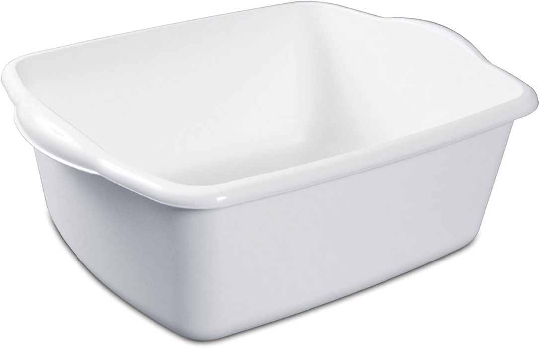 Sterilite Dishpan, White, 11.4 L, 12 qt