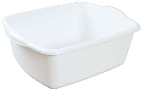 Sterilite 11.4-Liter White Dishpan, 11.4 L