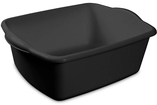 Sterilite 12 Quarts Dish Pan, Black, 15.8 x 12.5 x 6 inches